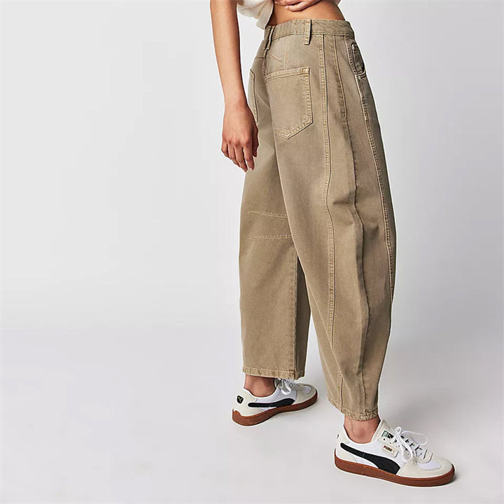 Harper | Barrel Leg Jeans With High Rise