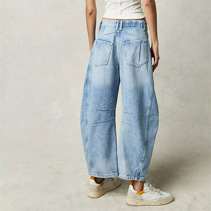 Harper | Barrel Leg Jeans With High Rise