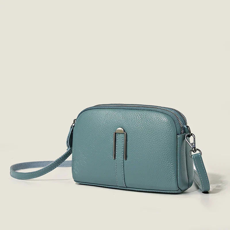 Herminea | Minimalist Crossbody Bag with Zip Closure