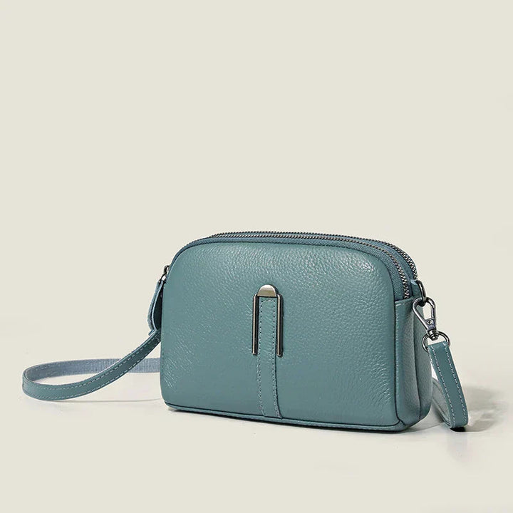 Herminea | Minimalist Crossbody Bag with Zip Closure