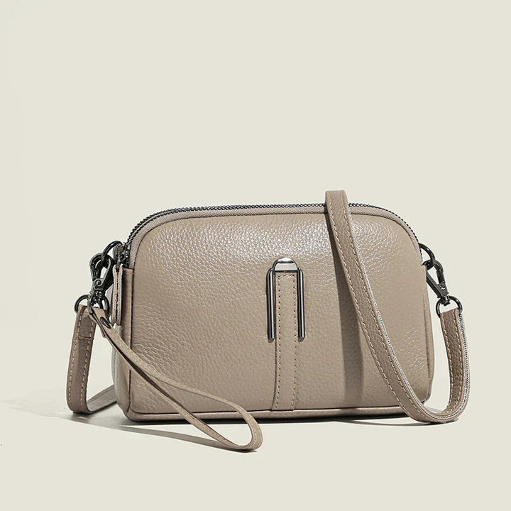 Herminea | Minimalist Crossbody Bag with Zip Closure
