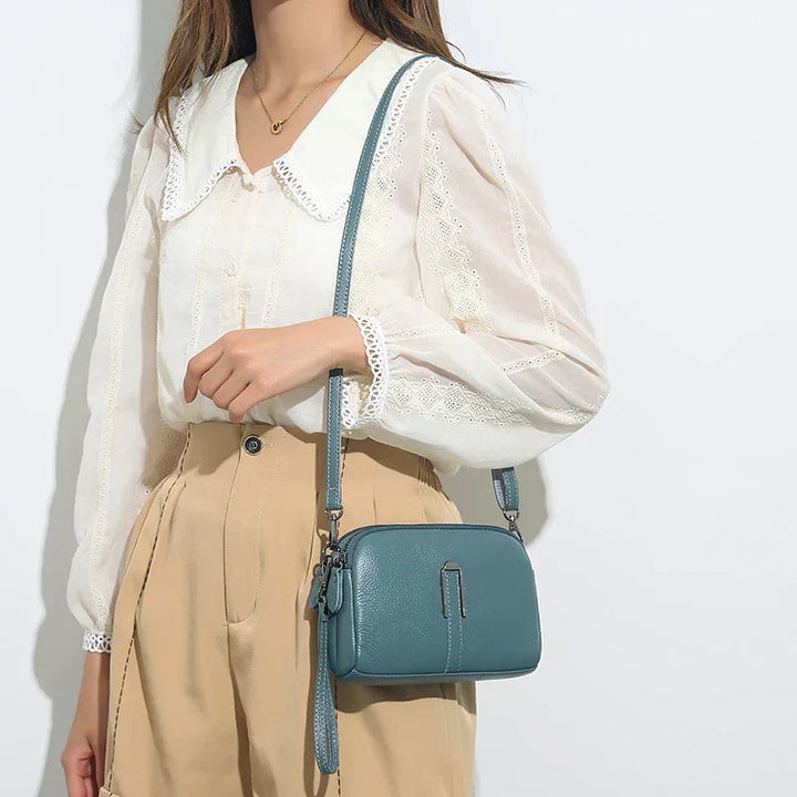 Herminea | Minimalist Crossbody Bag with Zip Closure