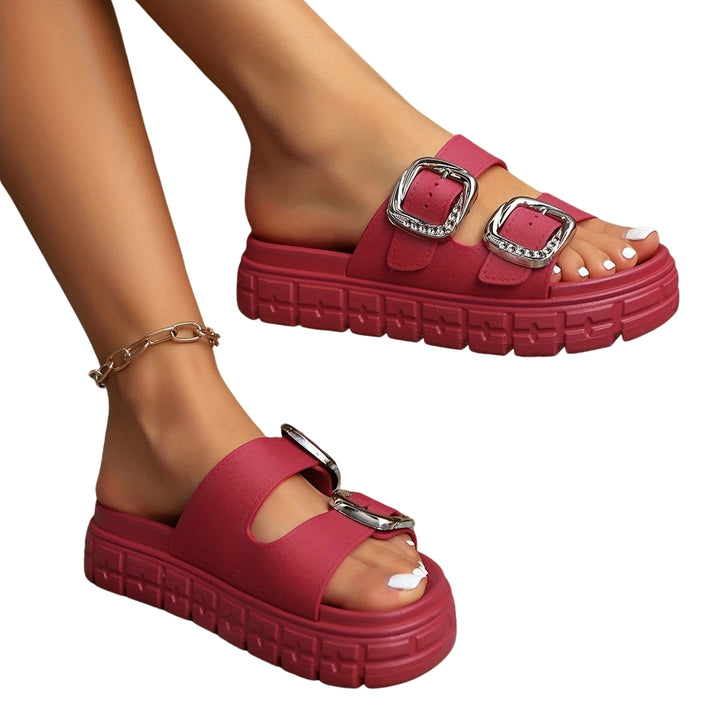 Hestia | Double Buckle Slide Sandals