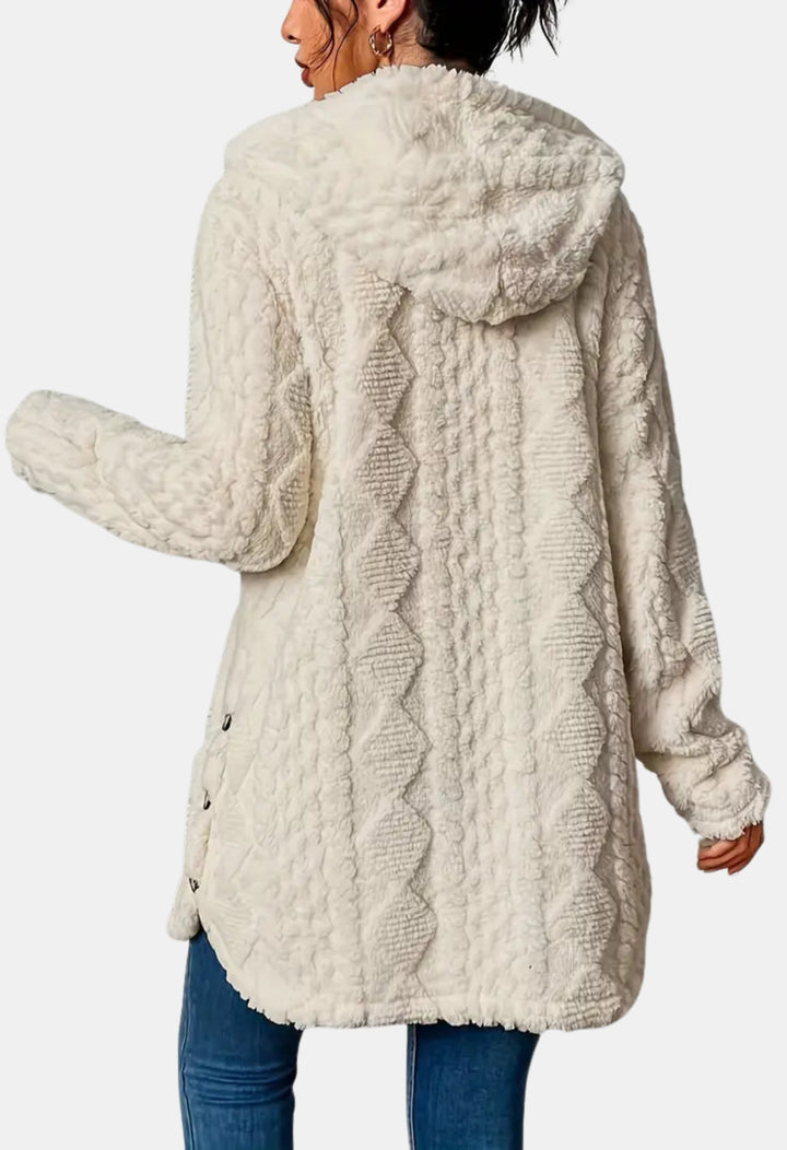 Hollandia | Textured Knit Cardigan with Button Front