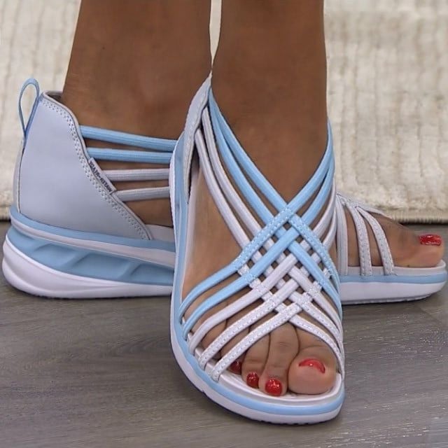 Hollis | Strappy Flat Sandals with Slingback