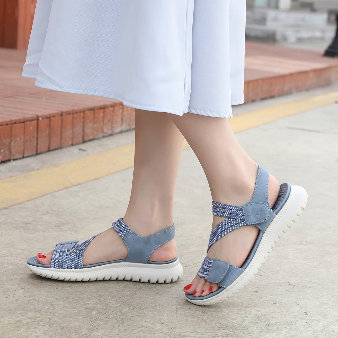 Ianthe | Sporty Slingback Sandals with Stretch Straps