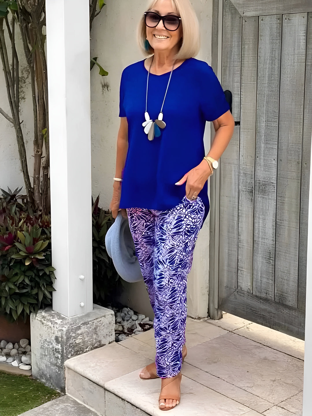 Iliana | Relaxed Blouse and Wide-Leg Pants Set