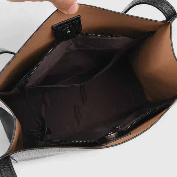 Ilyana | Classic Tote Bag with Structured Silhouette