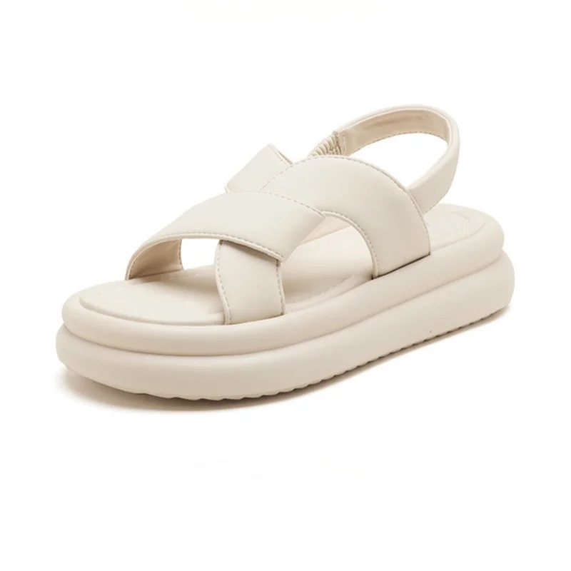 Indy | Platform Sandals with Slingback Strap