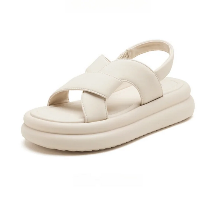 Indy | Platform Sandals with Slingback Strap