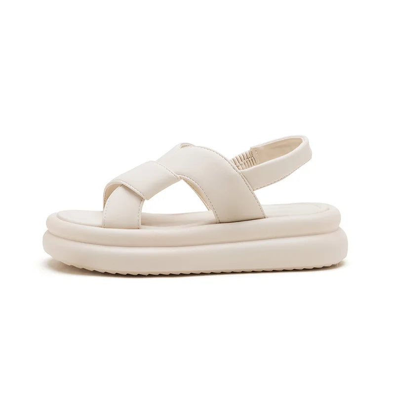 Indy | Platform Sandals with Slingback Strap