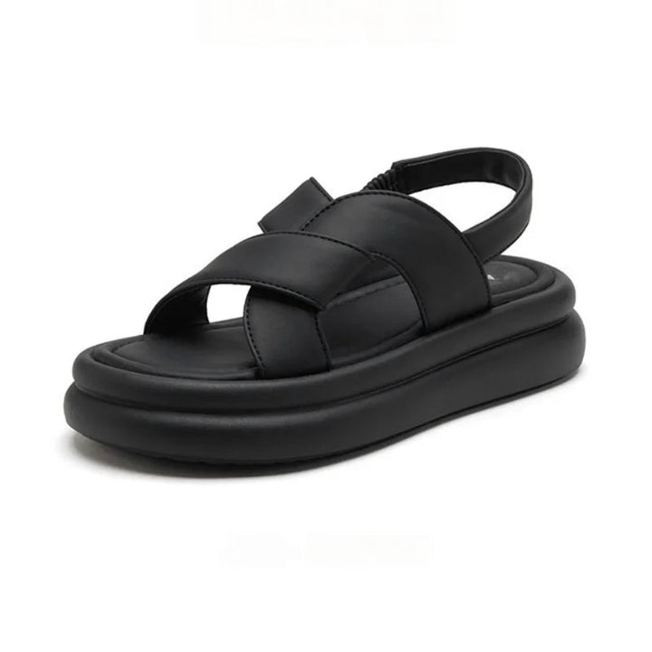 Indy | Platform Sandals with Slingback Strap