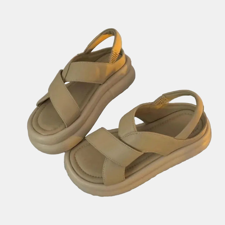 Indy | Platform Sandals with Slingback Strap