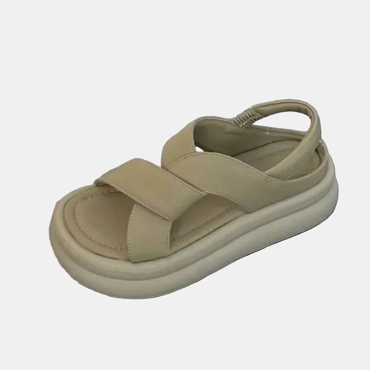 Indy | Platform Sandals with Slingback Strap