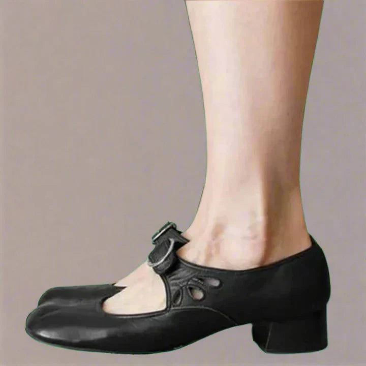 Iolene | Classic Mary Jane Shoes with Buckle Strap