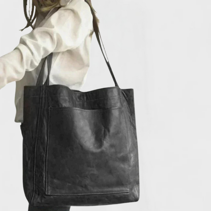 Ismerelda | Classic Tote Bag with Front Pocket