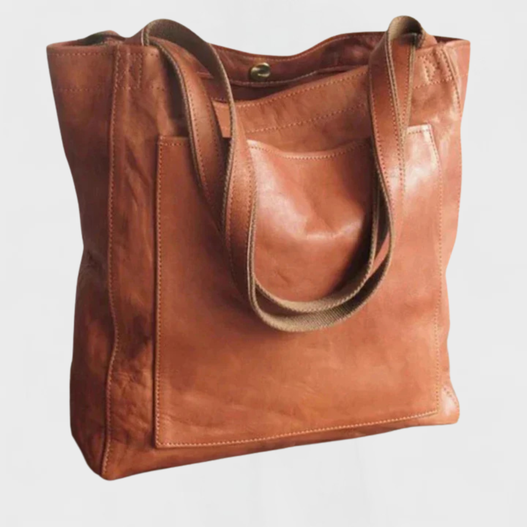 Ismerelda | Classic Tote Bag with Front Pocket