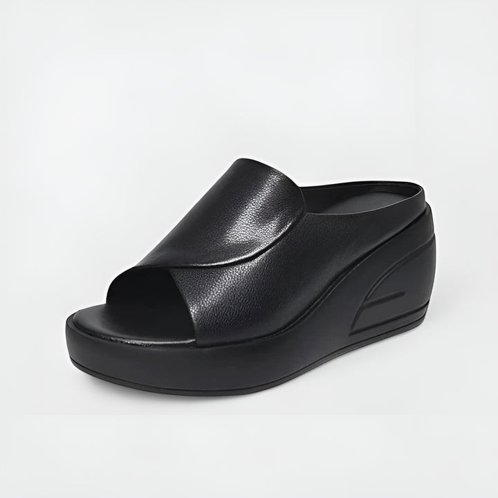 Ivonne | Wedge Slide Sandals with Open Toe