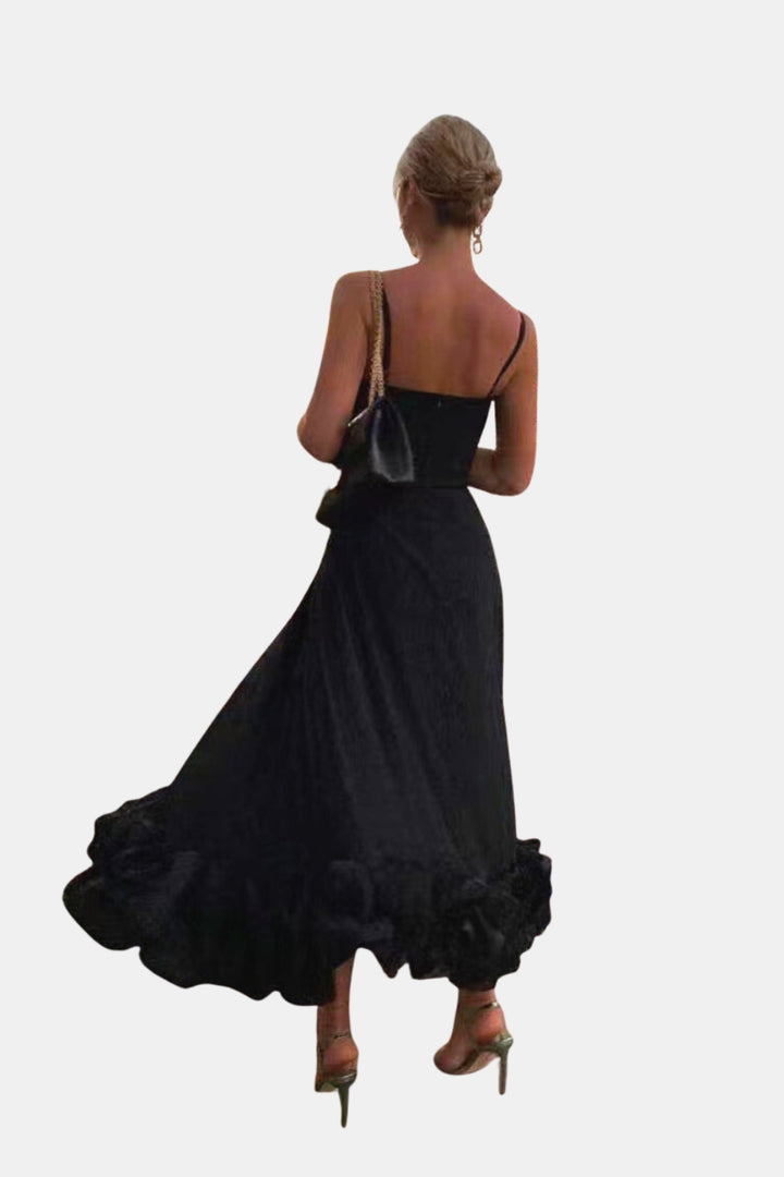 Jalyndessa | Wedding Guest Classic Maxi Dress with Spaghetti Straps
