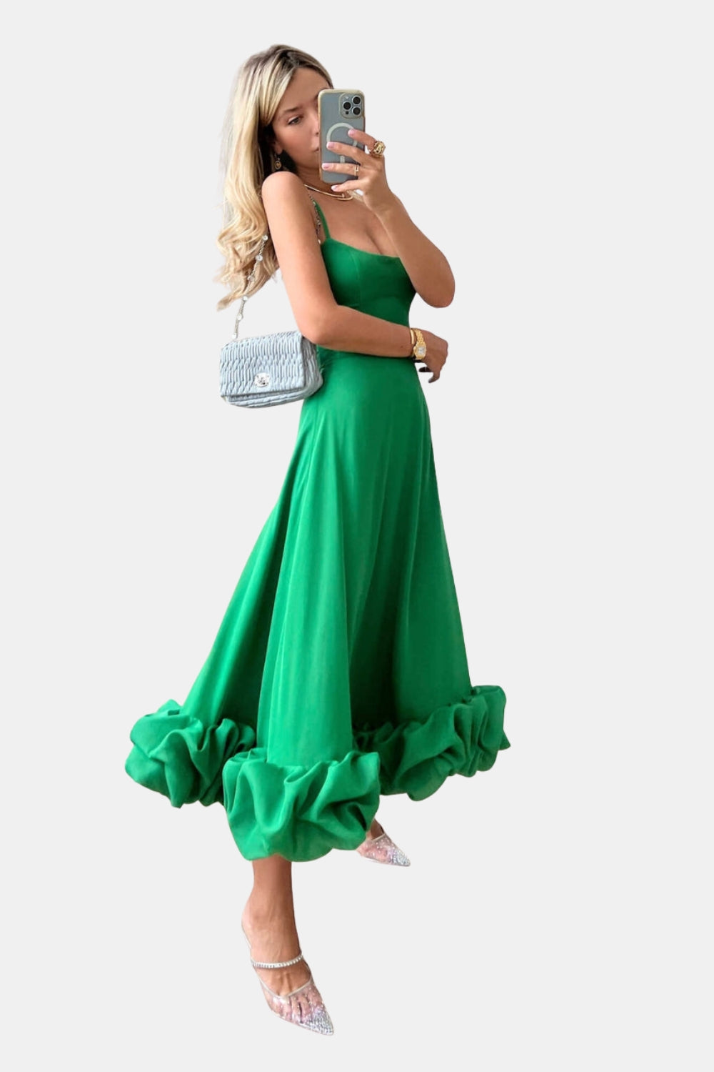 Jalyndessa | Wedding Guest Classic Maxi Dress with Spaghetti Straps