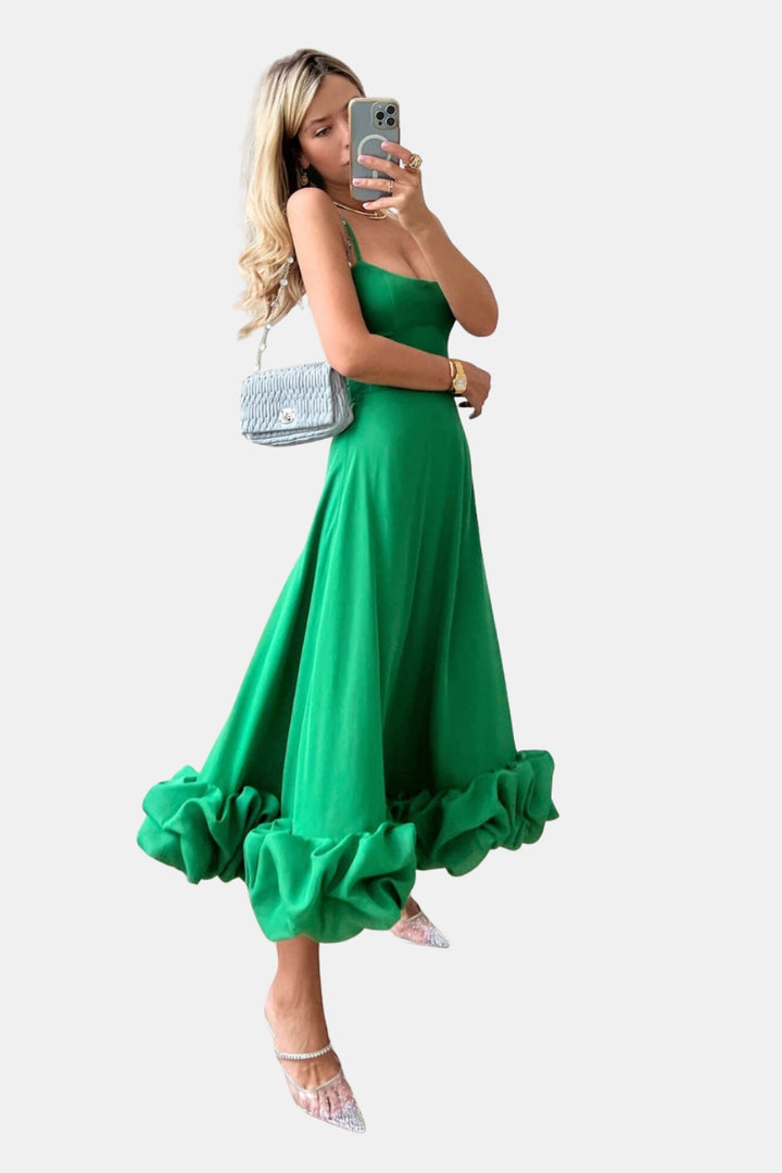 Jalyndessa | Wedding Guest Classic Maxi Dress with Spaghetti Straps
