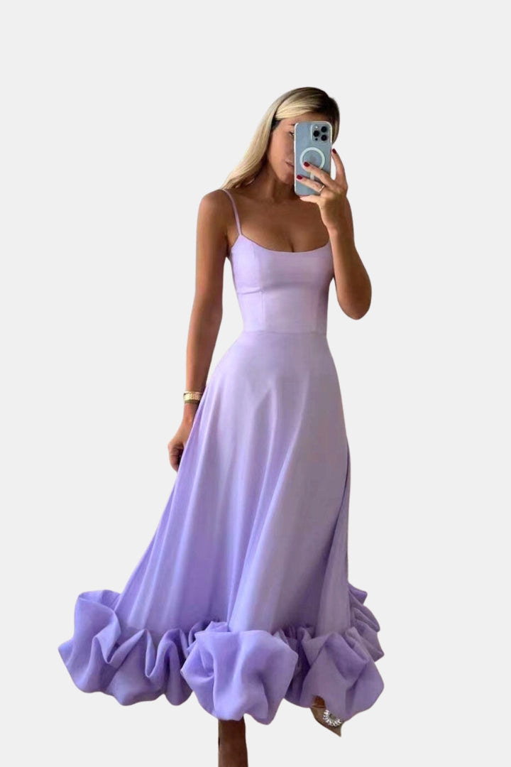 Jalyndessa | Wedding Guest Classic Maxi Dress with Spaghetti Straps