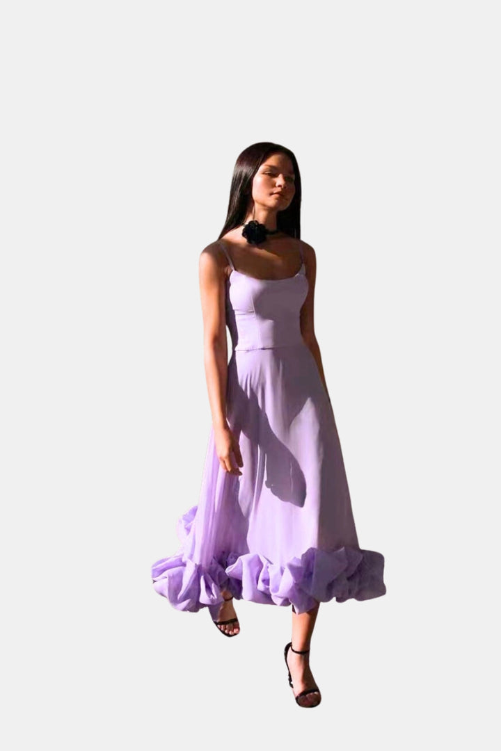 Jalyndessa | Wedding Guest Classic Maxi Dress with Spaghetti Straps