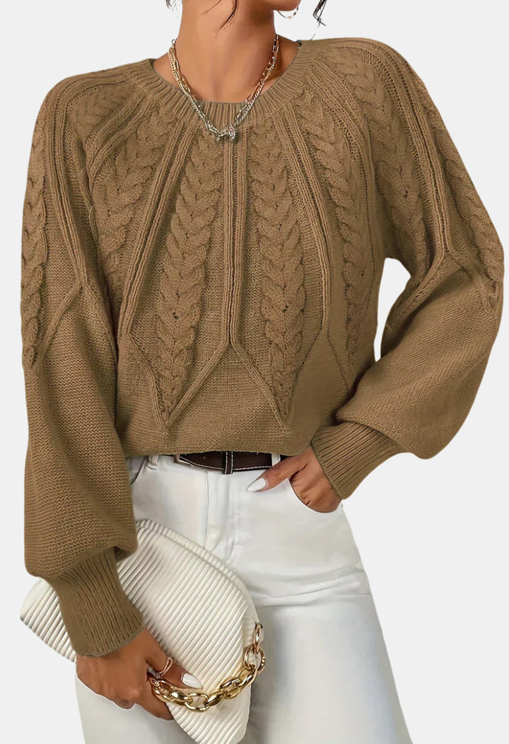 Jaycee | Cable Knit Sweater with Relaxed Fit