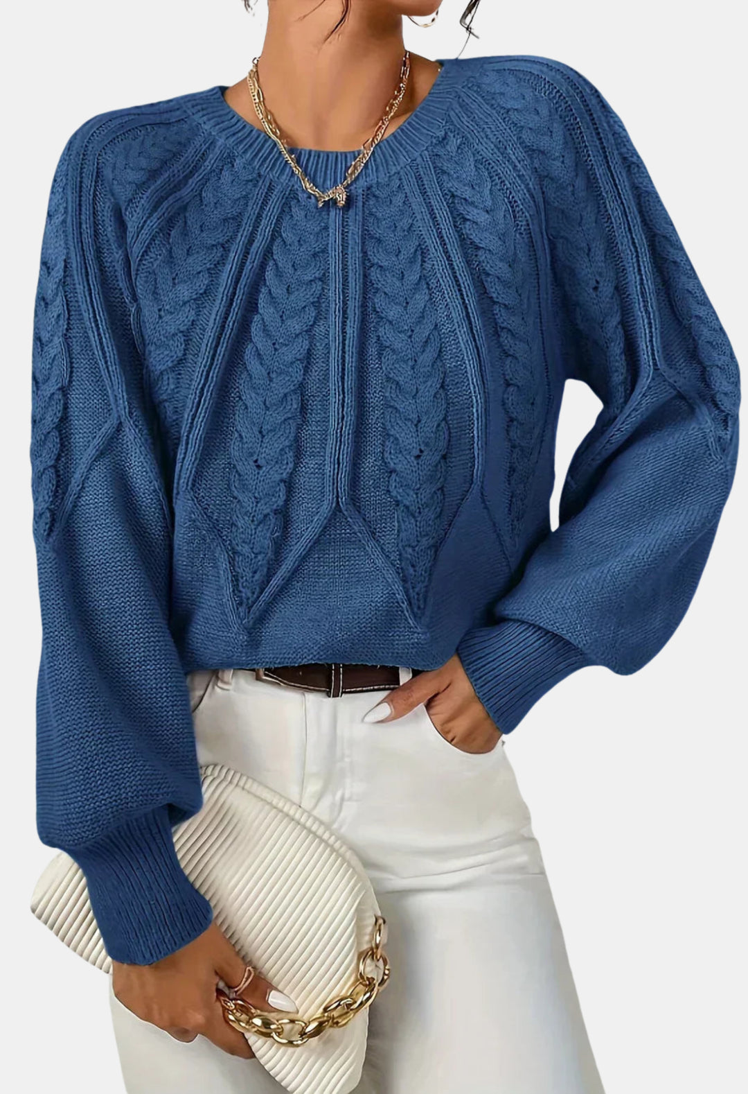 Jaycee | Cable Knit Sweater with Relaxed Fit