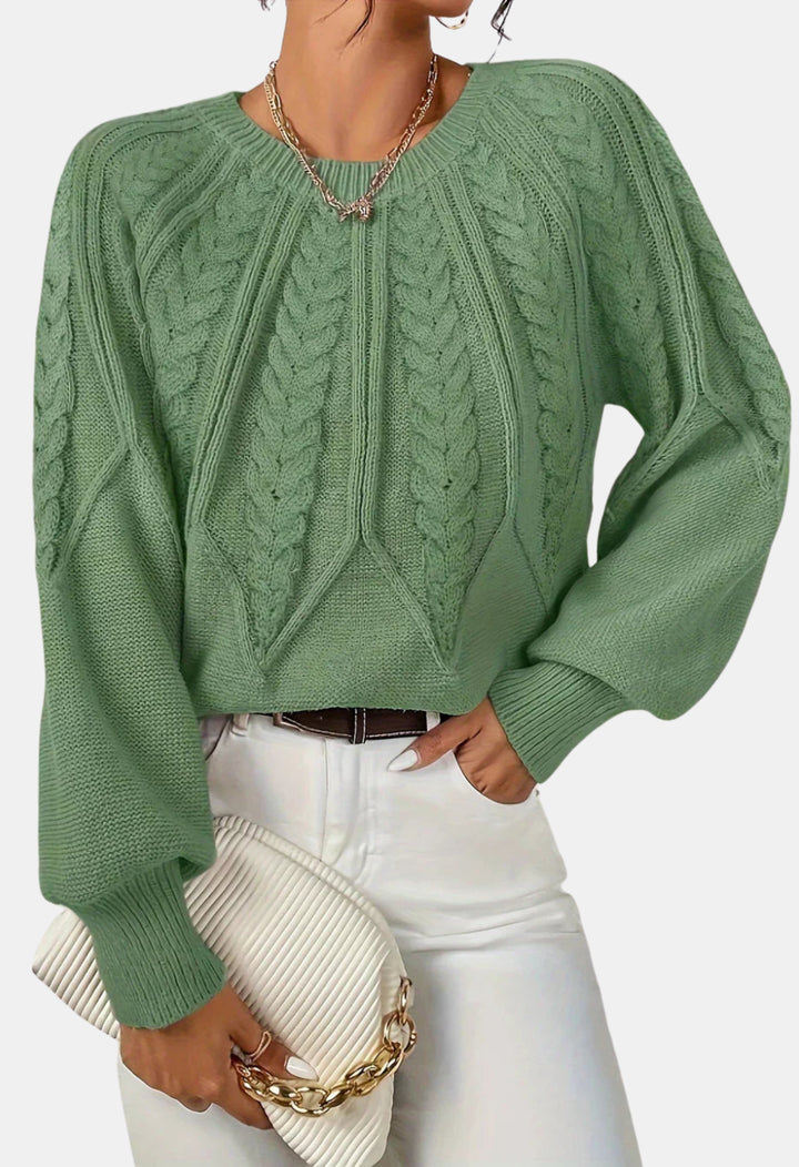 Jaycee | Cable Knit Sweater with Relaxed Fit