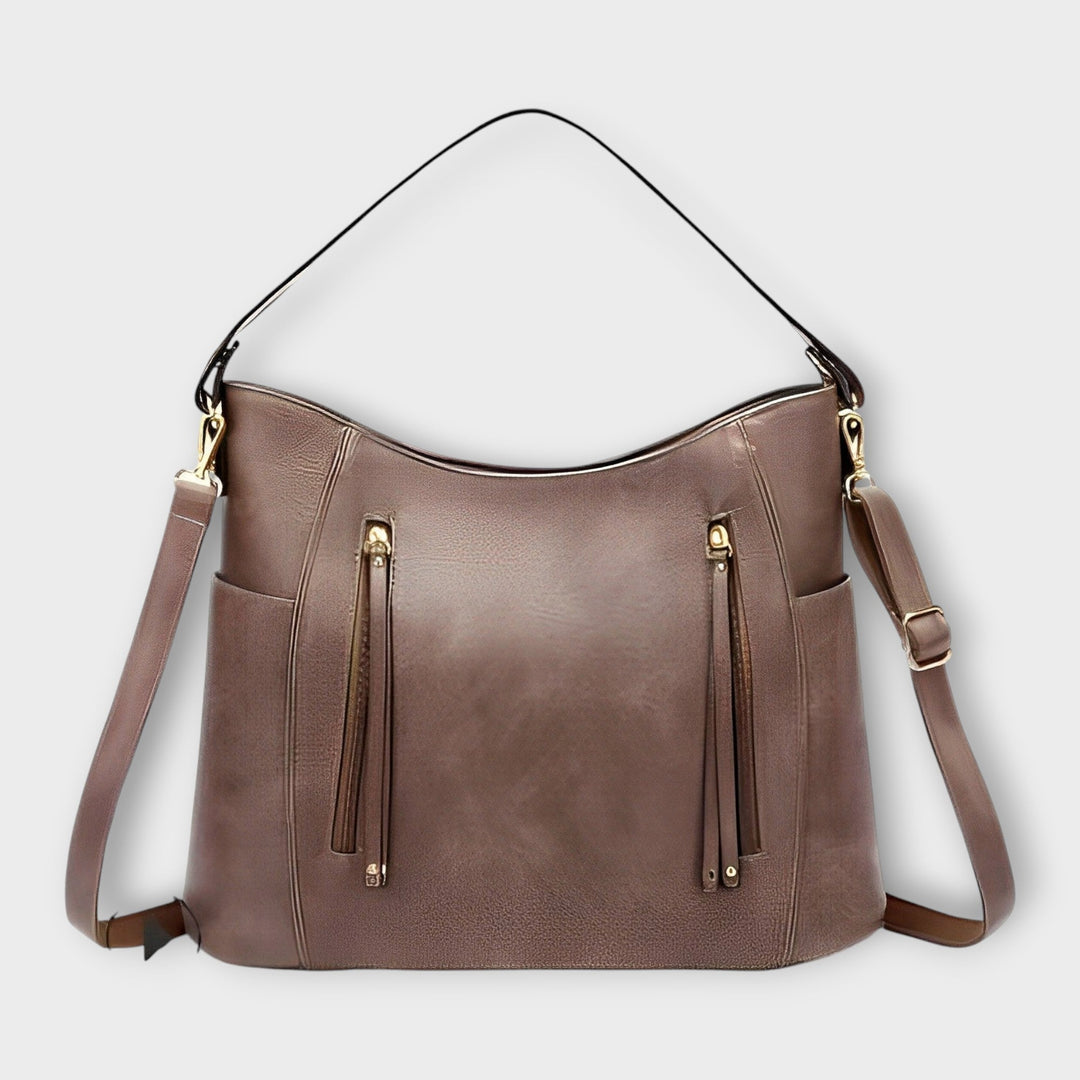 Jonessa | Shoulder Bag with Multiple Zip Pockets