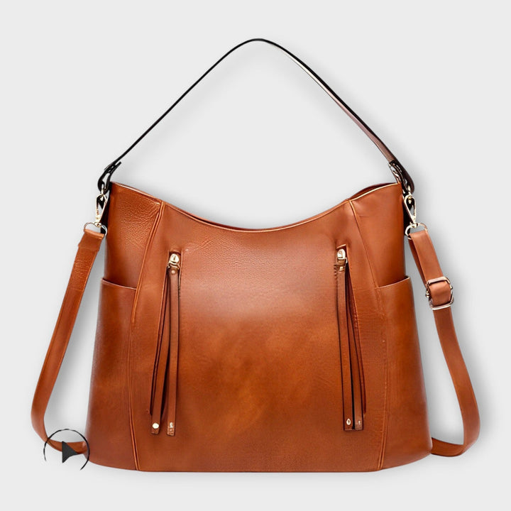 Jonessa | Shoulder Bag with Multiple Zip Pockets