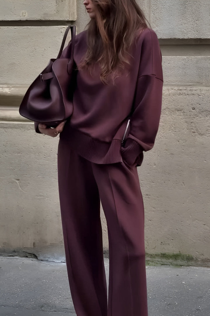 Juliana | Knit Lounge Set with Turtleneck Sweater