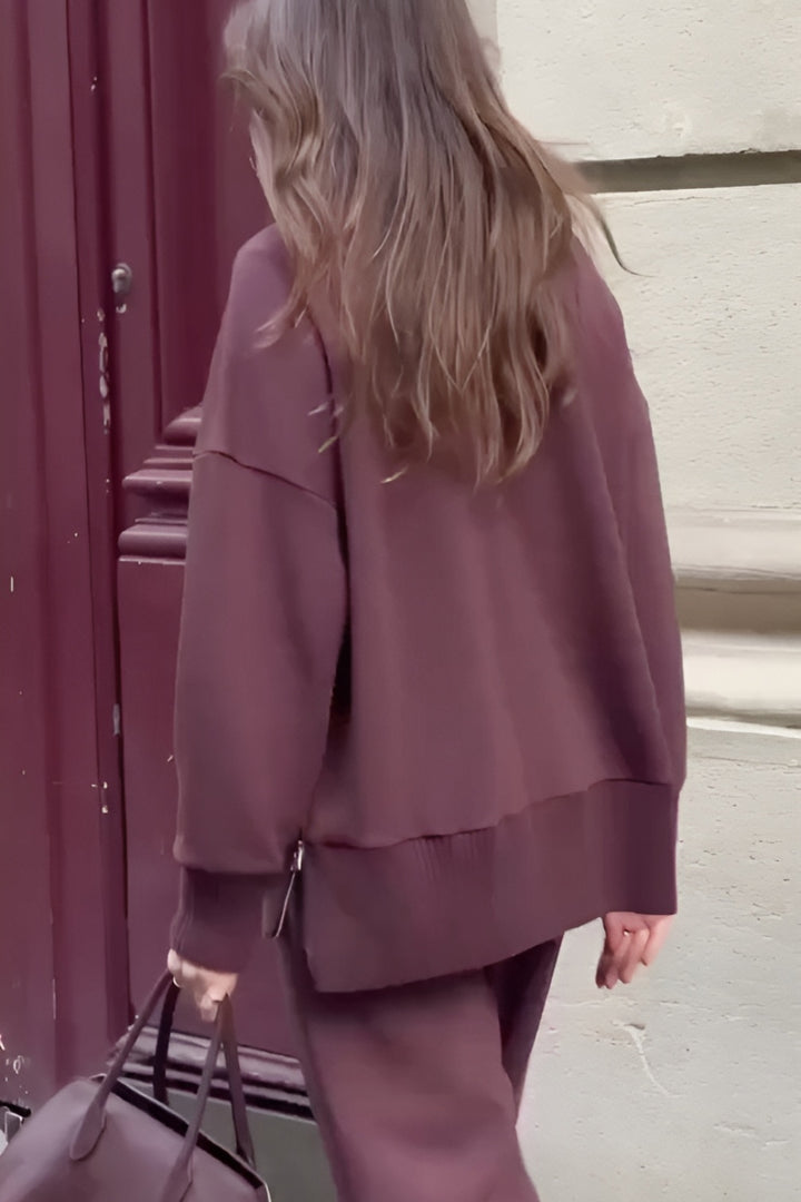 Juliana | Knit Lounge Set with Turtleneck Sweater