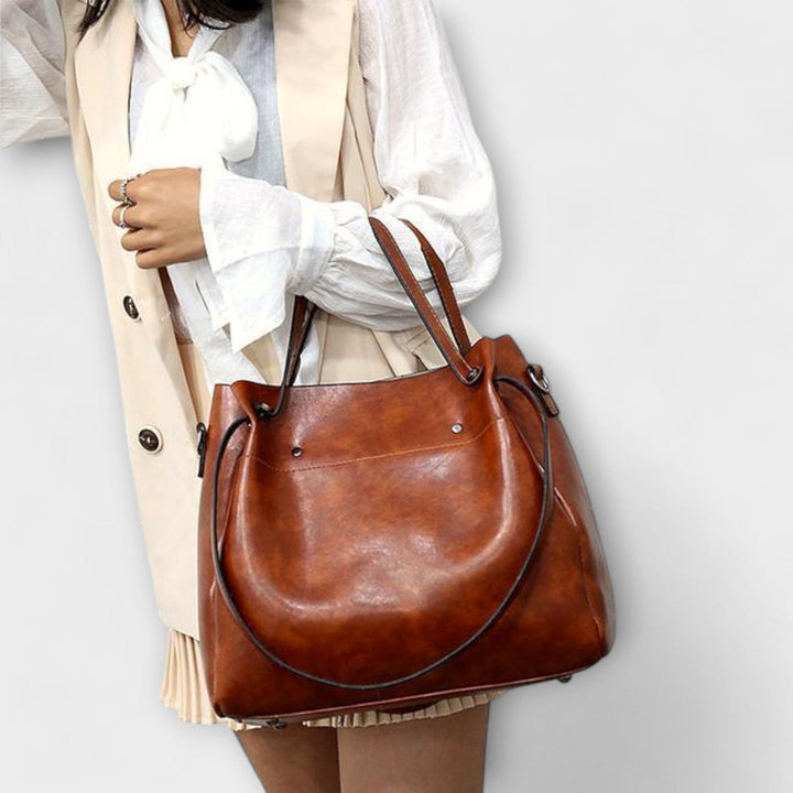 Karmella | Classic Tote Bag with Drawstring Sides