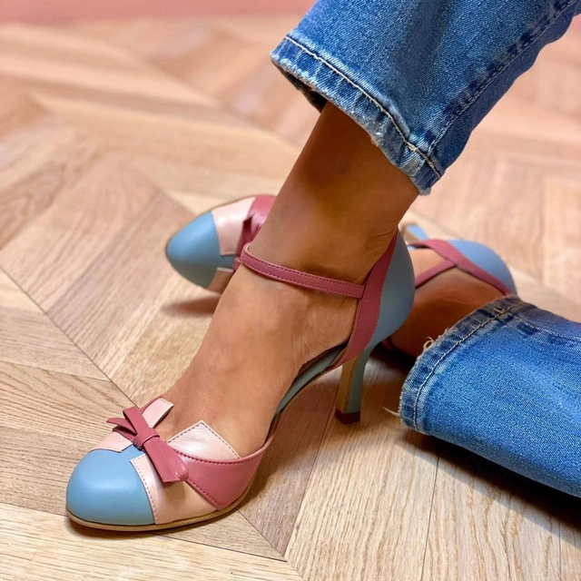 Karon | Chic Mary Jane Heels with Bow Detail