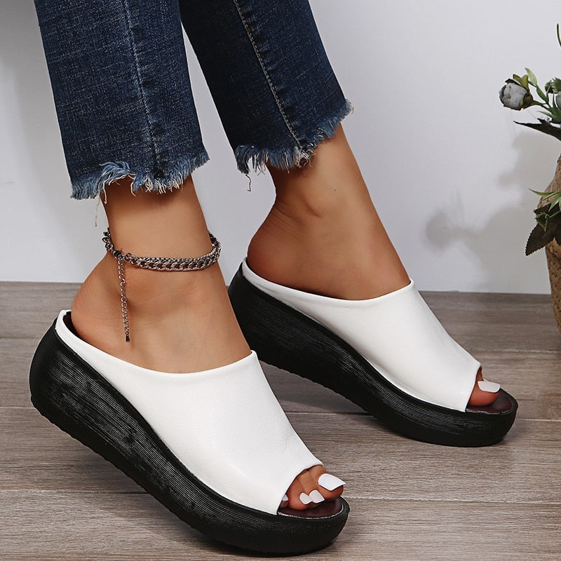 Karsen | Platform Slide Sandals