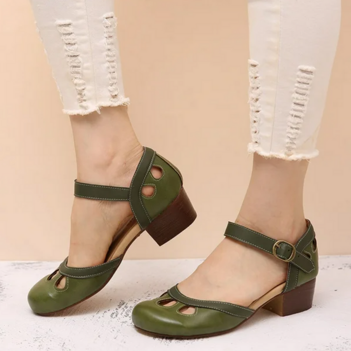 Keira | Mary Jane Heels With Cutout Detail
