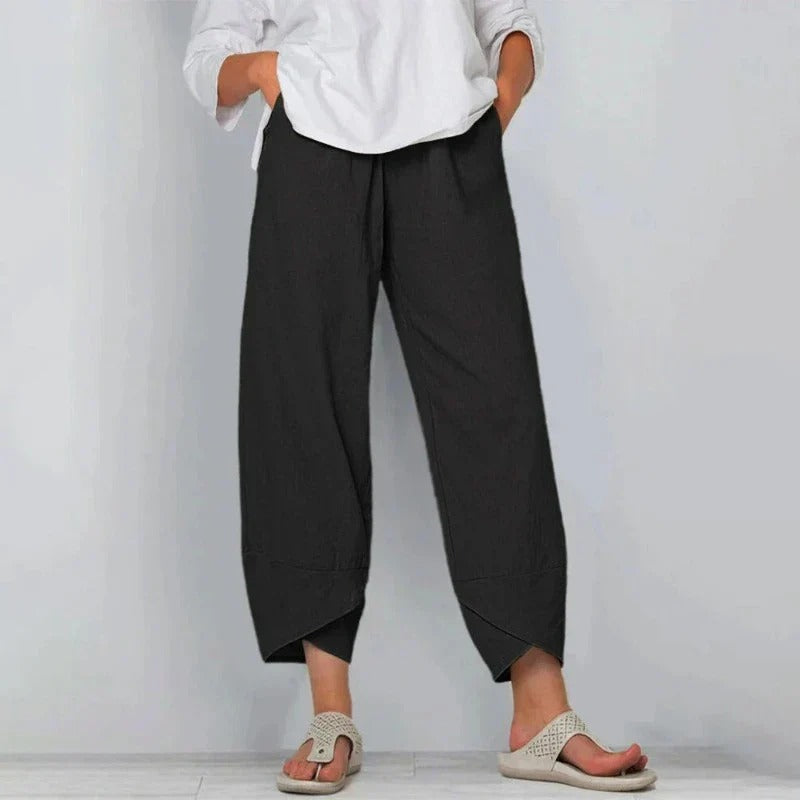 Keira | Relaxed Tapered Pants With Elastic Waist