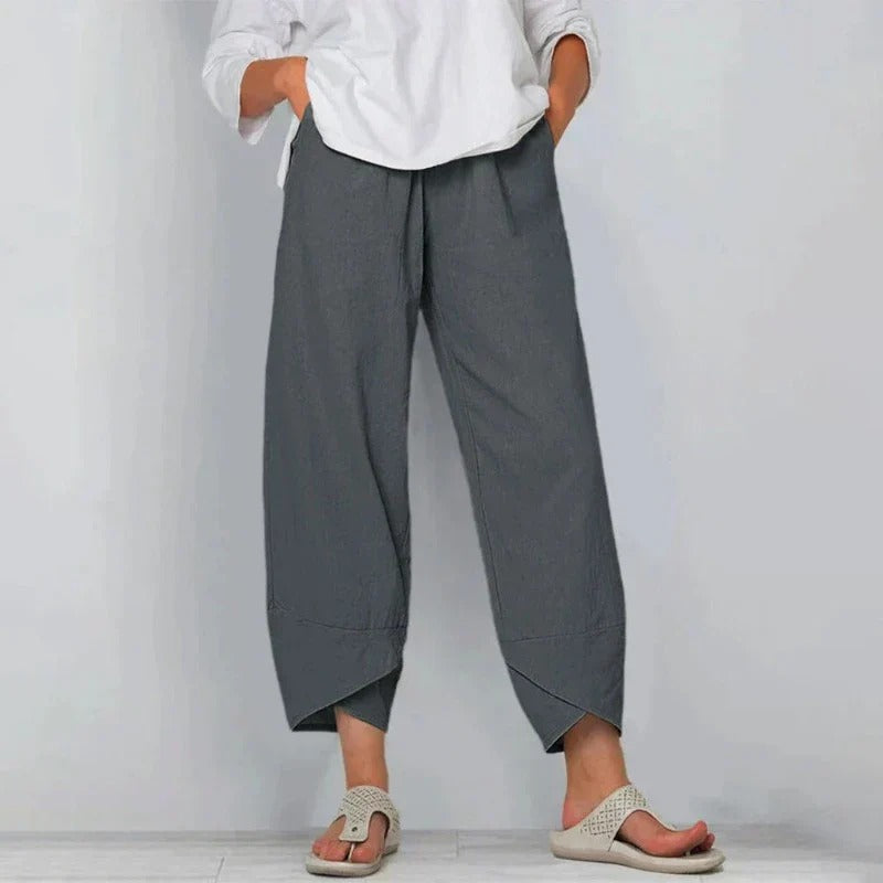 Keira | Relaxed Tapered Pants With Elastic Waist
