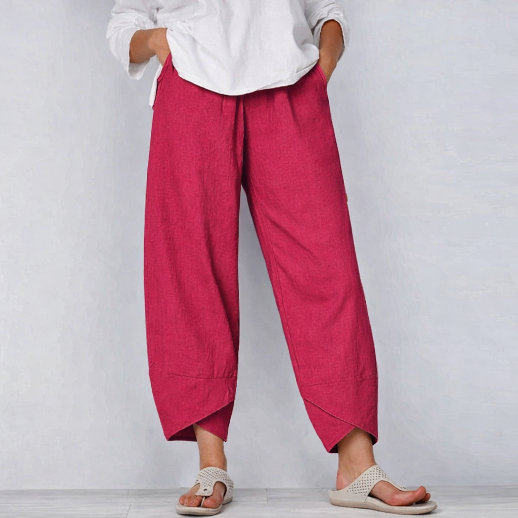 Keira | Relaxed Tapered Pants With Elastic Waist