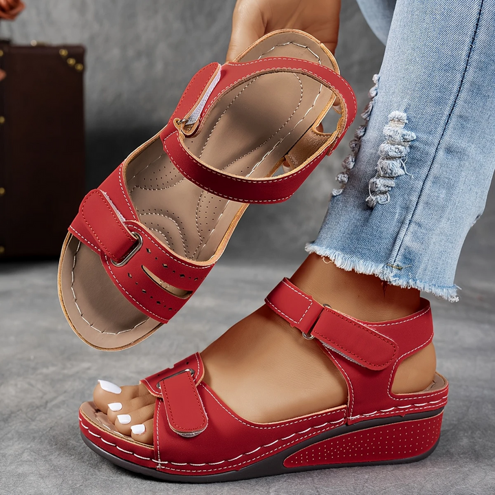 Kendall | Wedge Sandals with Adjustable Straps