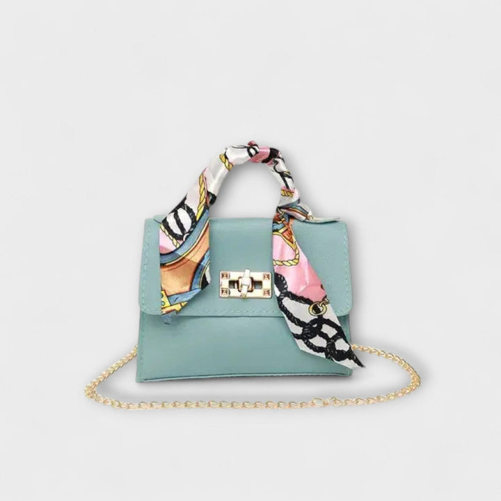 Kenza | Top Handle Bag with Scarf Detail
