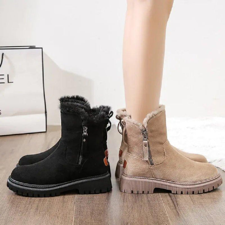 Kimbra | Platform Ankle Boots with Side Zip