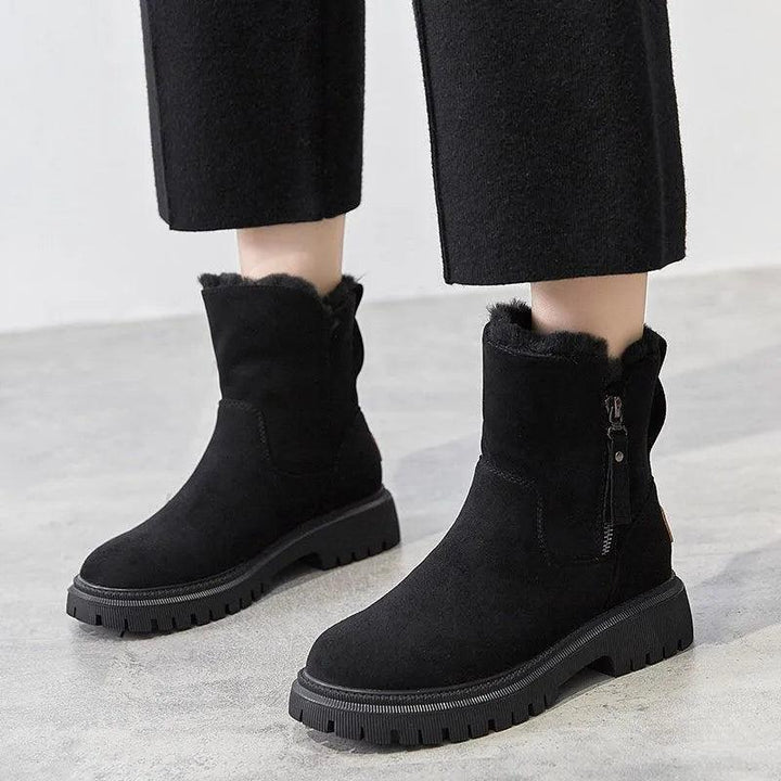 Kimbra | Platform Ankle Boots with Side Zip