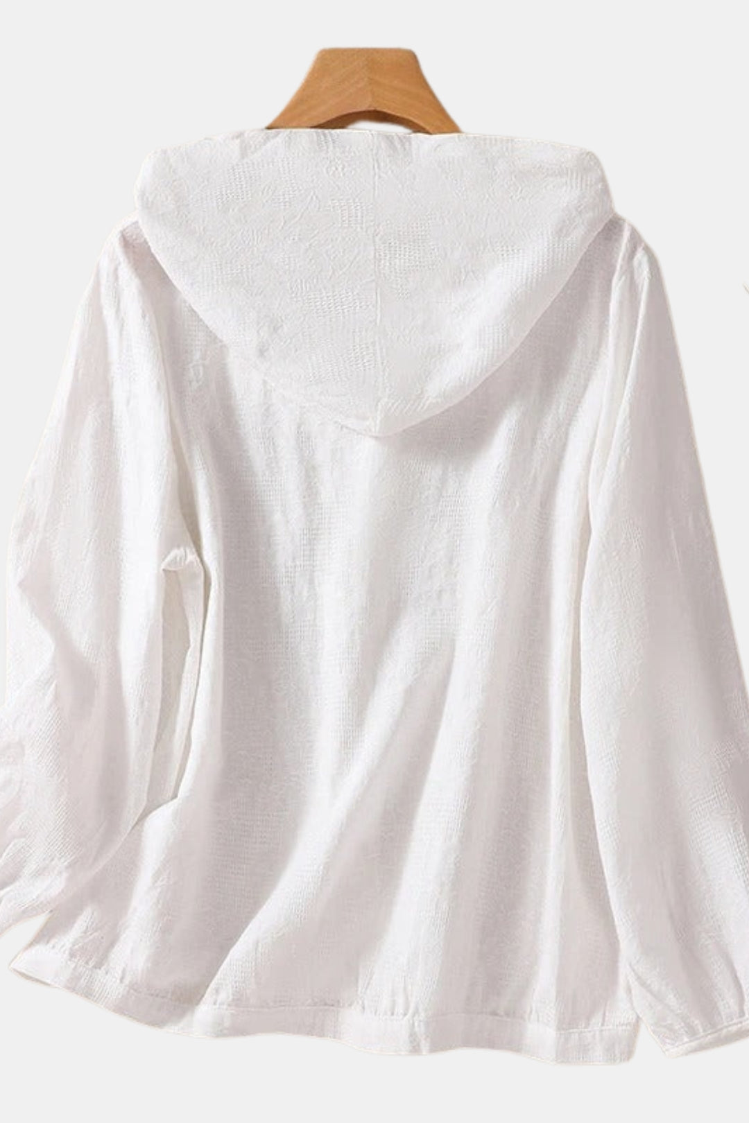 Larellea | Airy Hooded Button Up Blouse