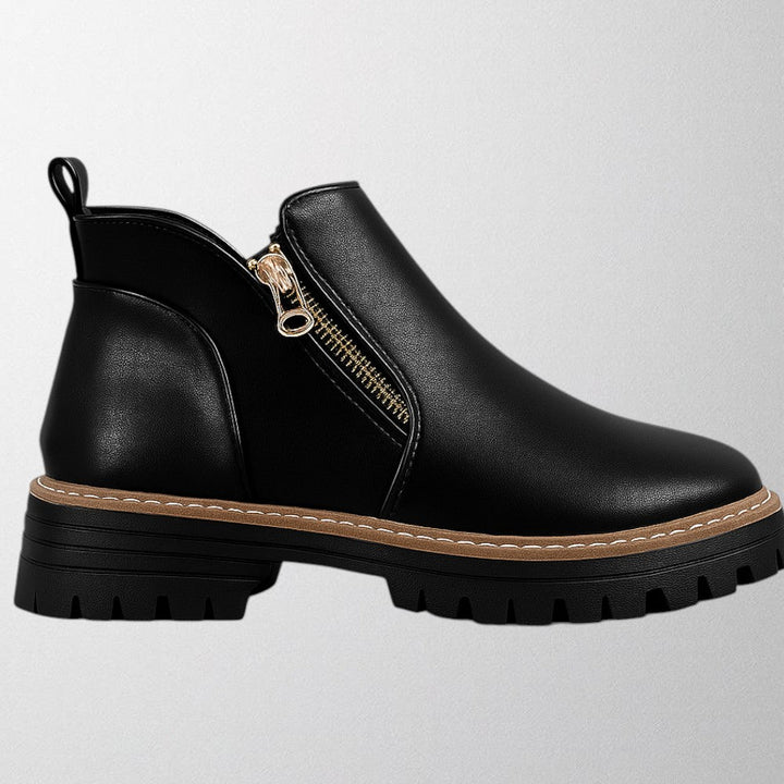 Leah | Modern Ankle Boots with Lug Sole