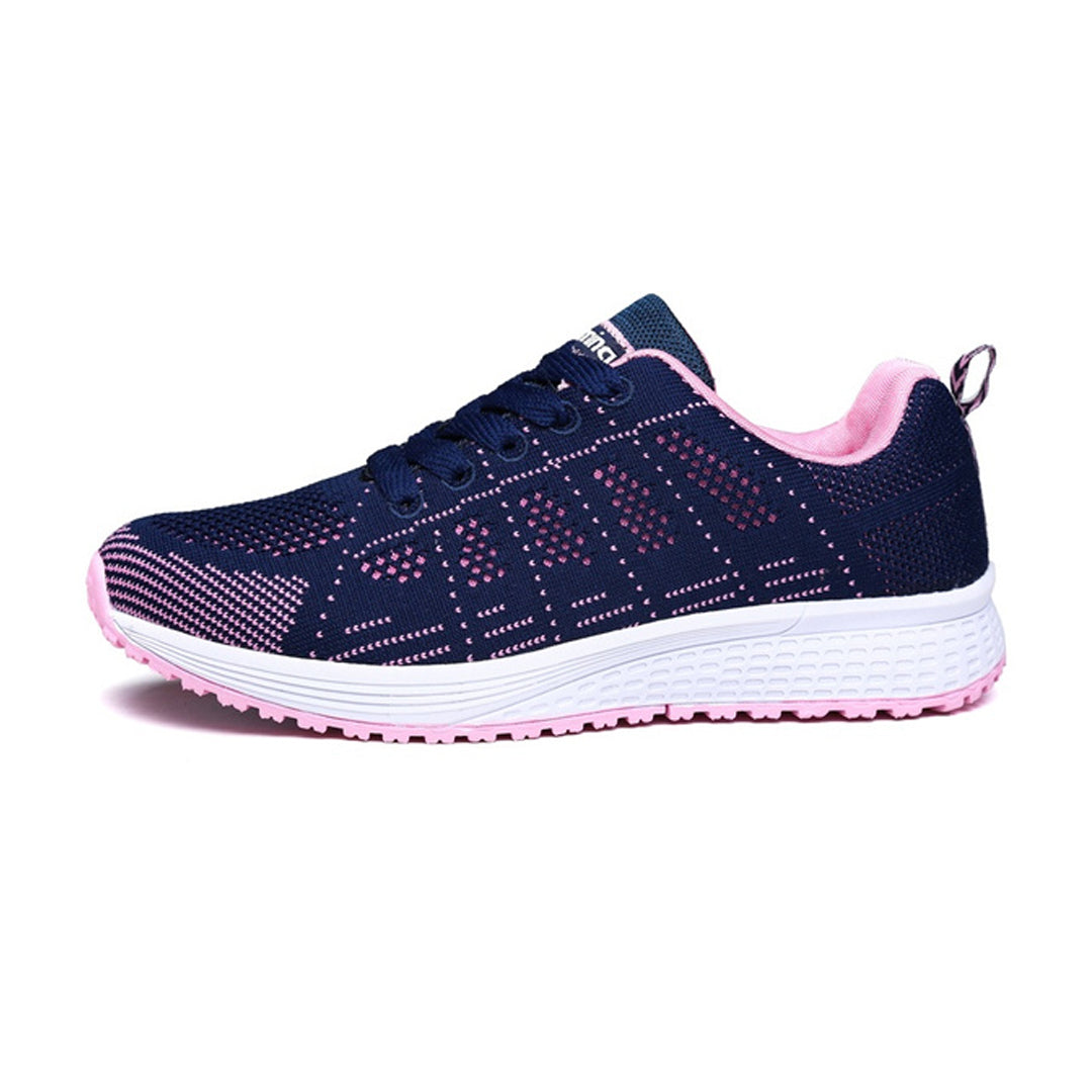 Lena | Mesh Sneakers with Lace Up Design