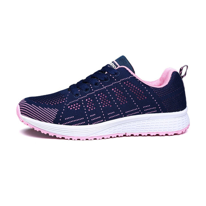 Lena | Mesh Sneakers with Lace Up Design