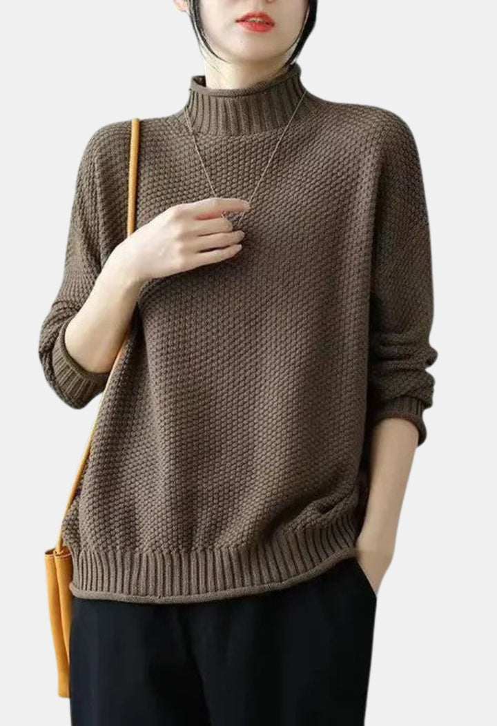 Lennie | Textured Turtleneck Knit Sweater